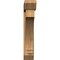Ekena Millwork Imperial Slat Rough Sawn Bracket w/ Offset Brace, Western Red Cedar, 8"W x 44"D x 44"H BKT0806X44X44IMP06RWR - alternate 4
